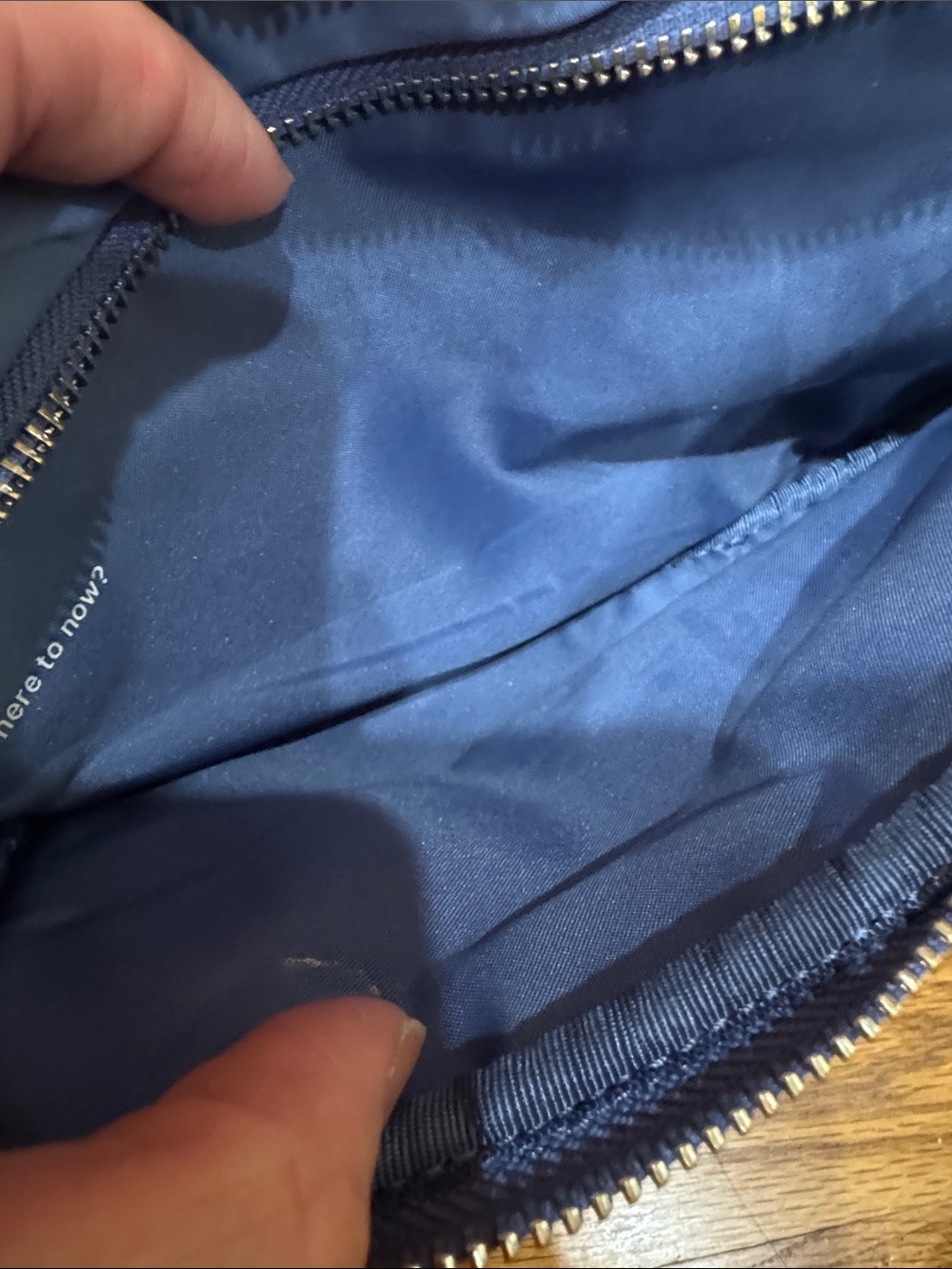 lululemon athletica Blue Adjustable Crossbody Shoulder Bag - Picture 6 of 9